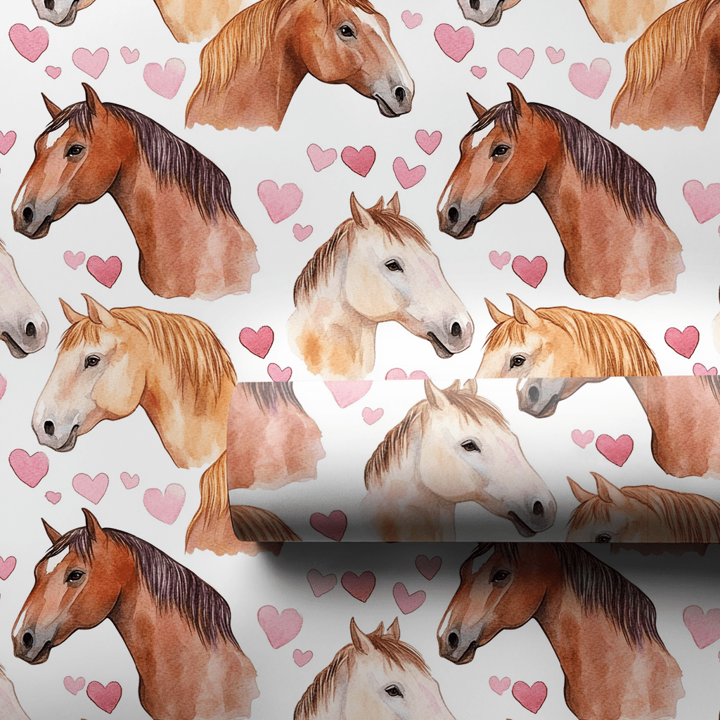 American Quarter Valentine - Wrapping Paper - Aspen & Arlo