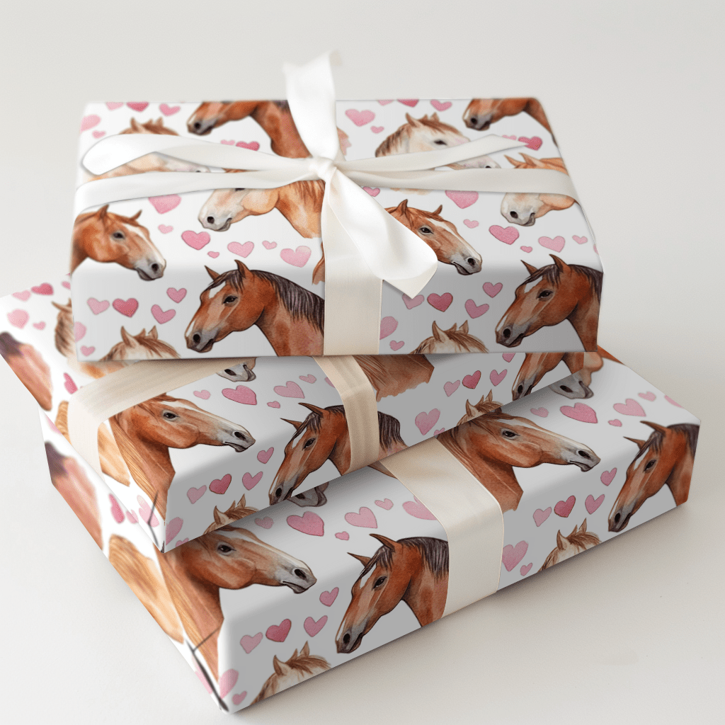 American Quarter Valentine - Wrapping Paper - Aspen & Arlo