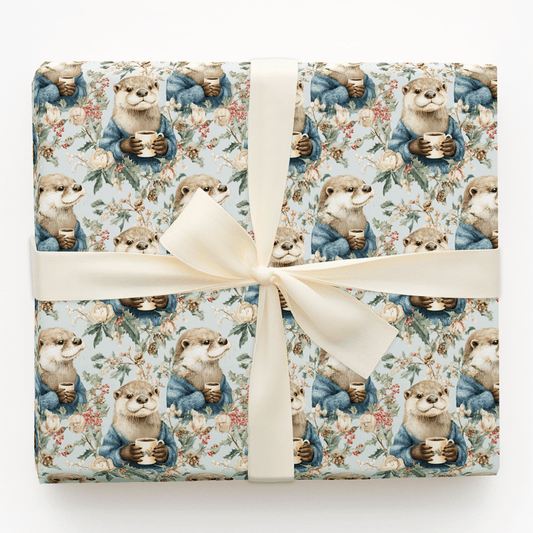 Paws on Mugs - Wrapping Paper - Aspen & Arlo