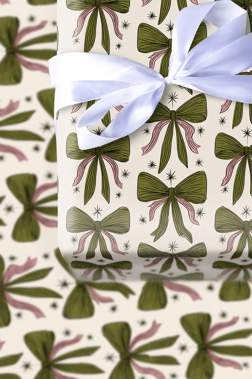 Merry Loops - Wrapping Paper - Aspen & Arlo