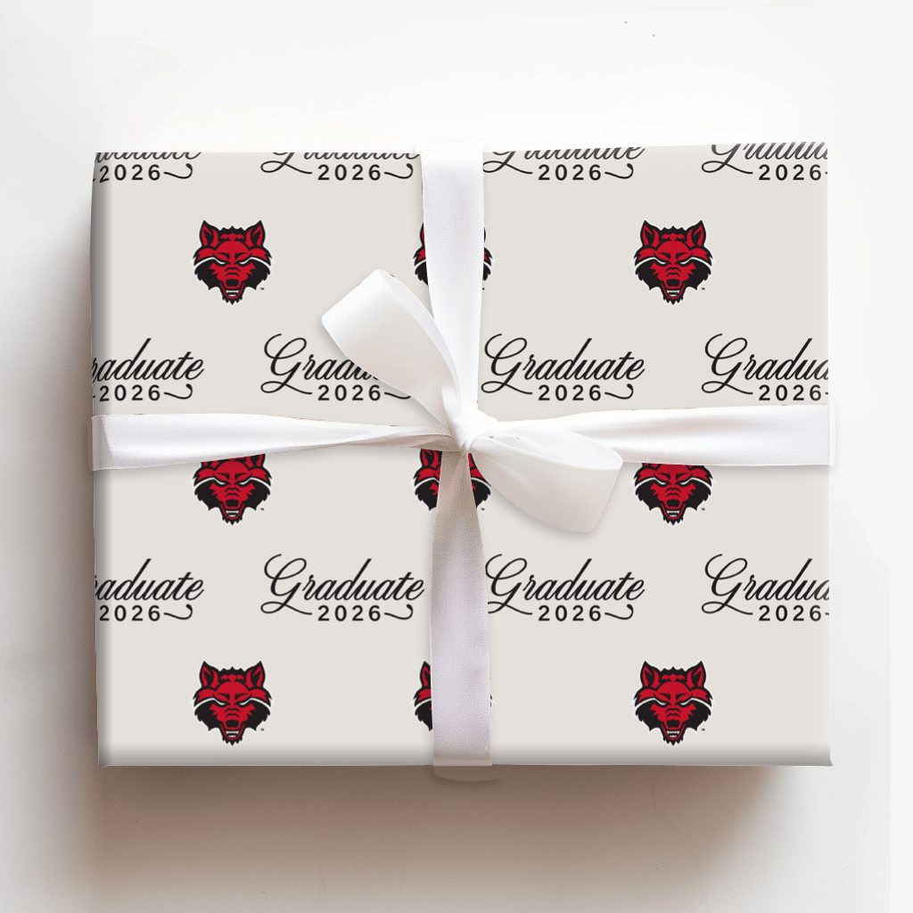A State Graduate 2026 - Wrapping Paper - Aspen & Arlo