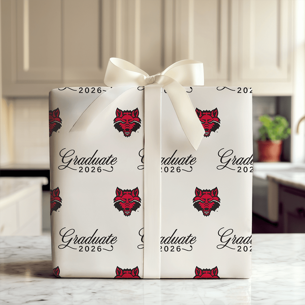 A State Graduate 2026 - Wrapping Paper - Aspen & Arlo