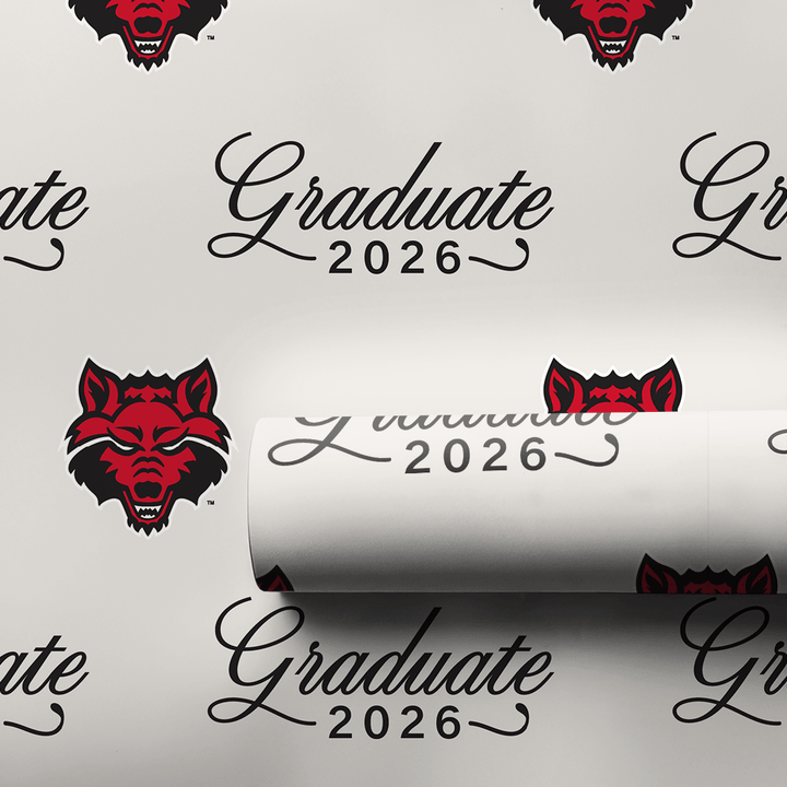 A State Graduate 2026 - Wrapping Paper - Aspen & Arlo