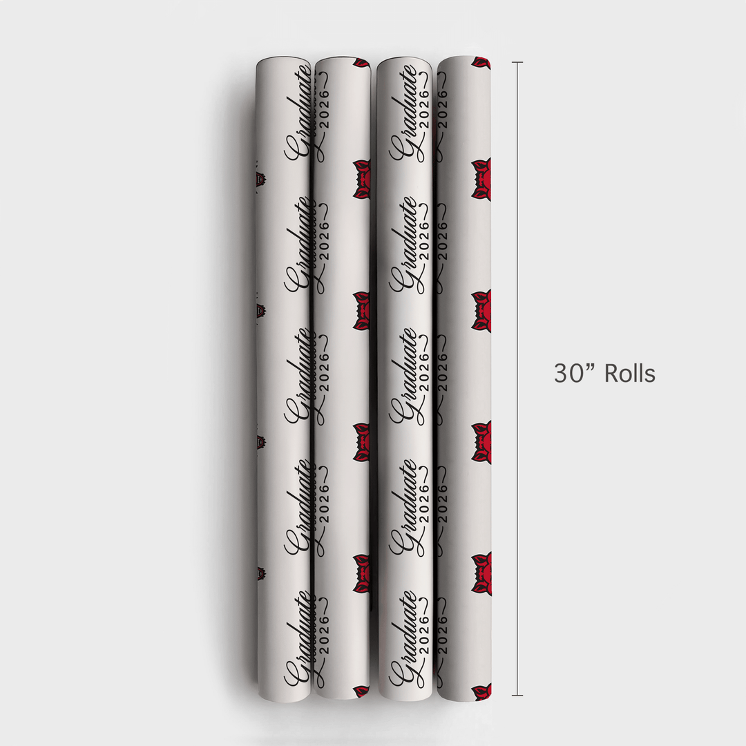 A State Graduate 2026 - Wrapping Paper - Aspen & Arlo