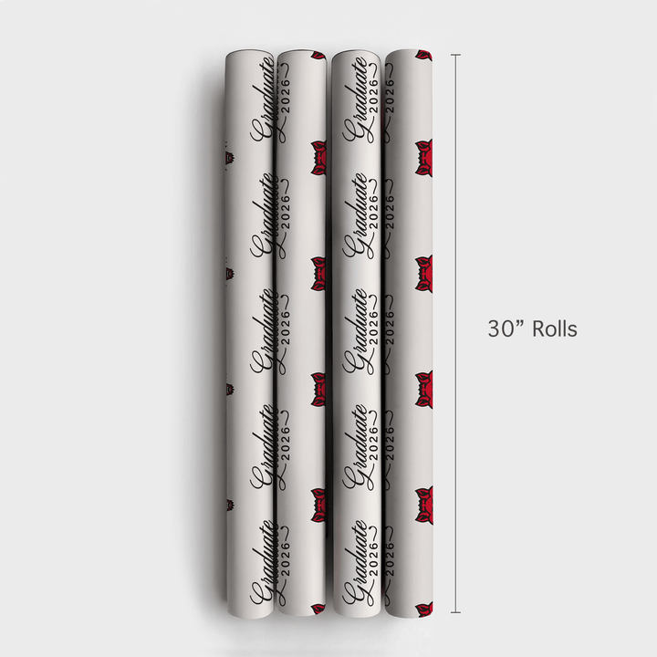 A State Graduate 2026 - Wrapping Paper - Aspen & Arlo
