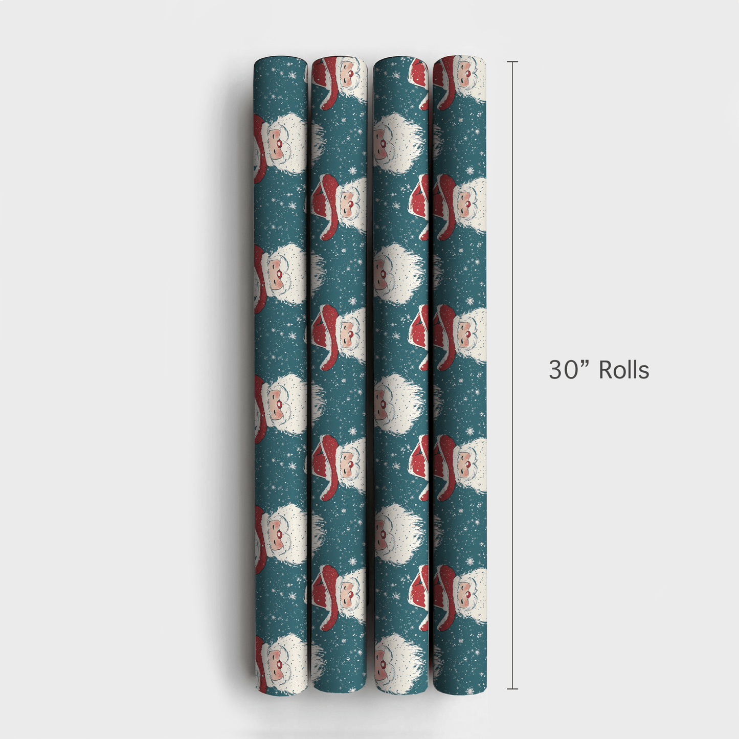 Shiverin' Santa - Wrapping Paper - Aspen & Arlo