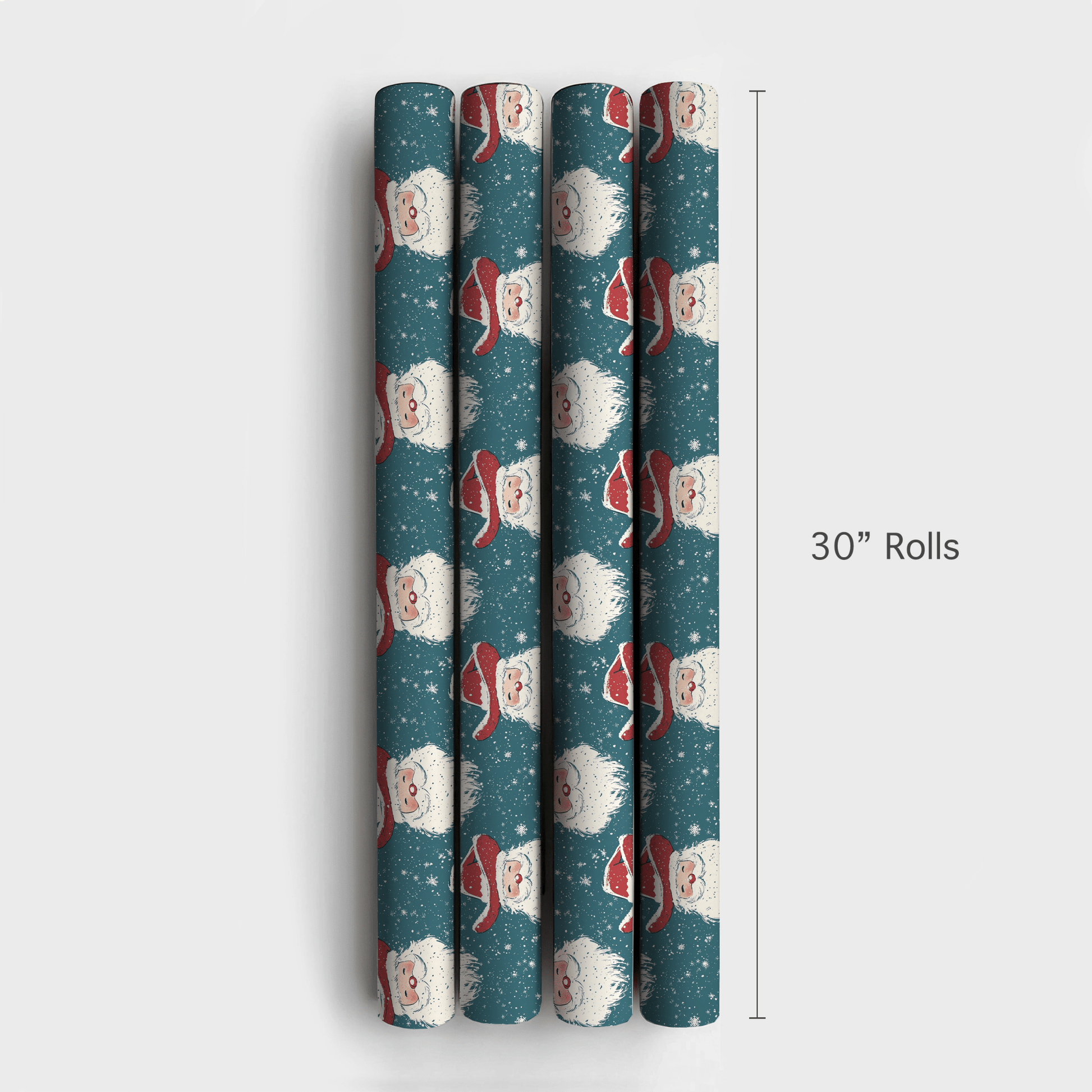 Shiverin' Santa - Wrapping Paper - Aspen & Arlo