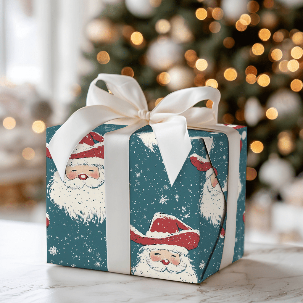 Shiverin' Santa - Wrapping Paper - Aspen & Arlo