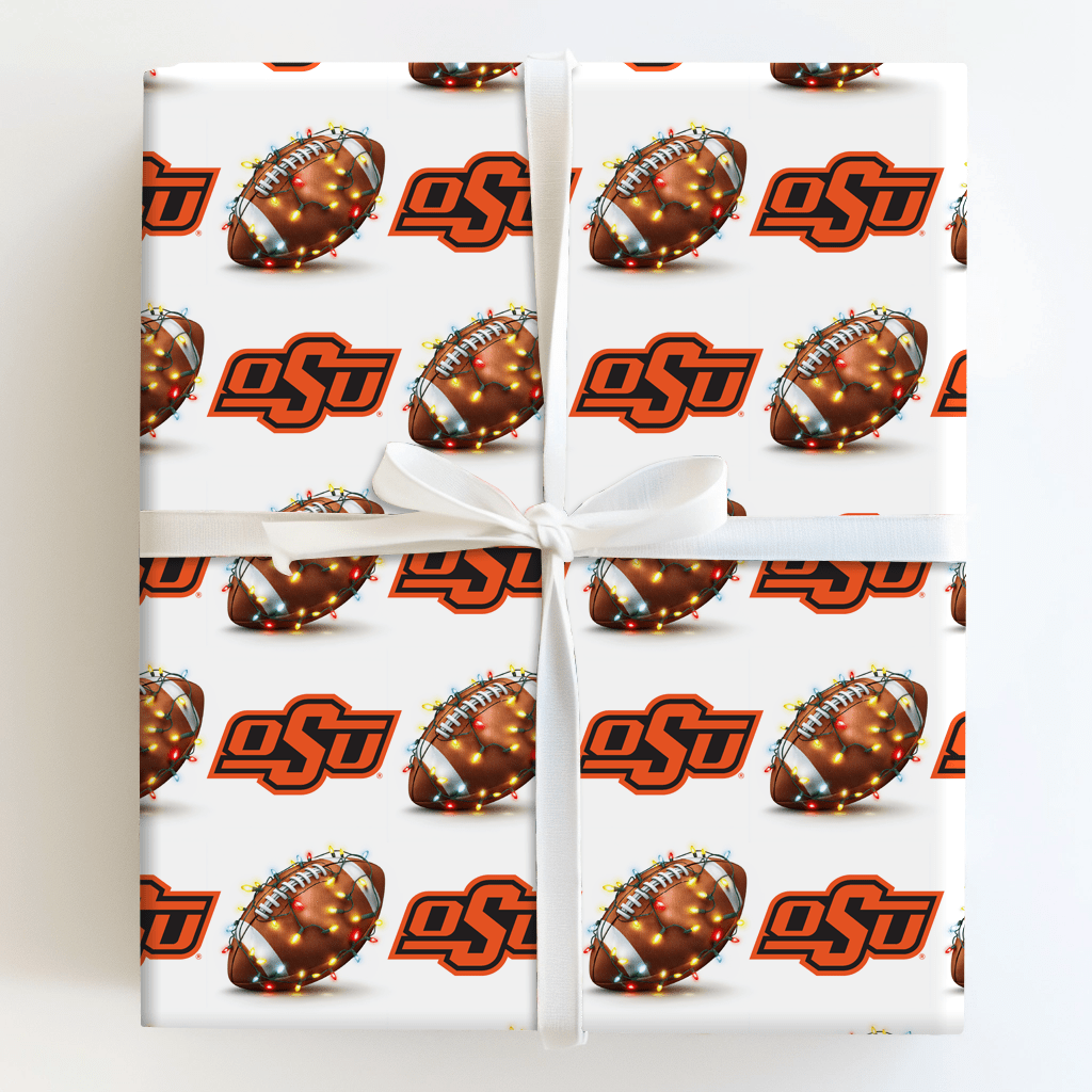 Festive First Down Cowboys - Wrapping Paper - Aspen & Arlo