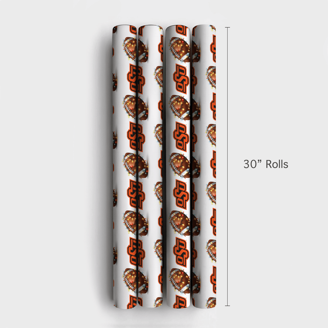 Festive First Down Cowboys - Wrapping Paper - Aspen & Arlo