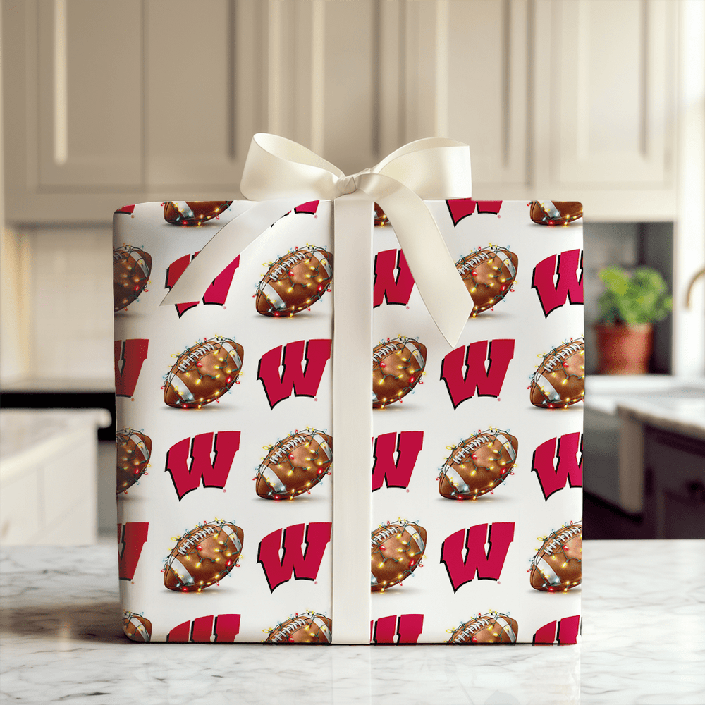 Badger Holiday Glow - Wrapping Paper - Aspen & Arlo
