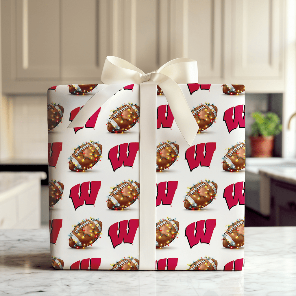 Badger Holiday Glow - Wrapping Paper - Aspen & Arlo