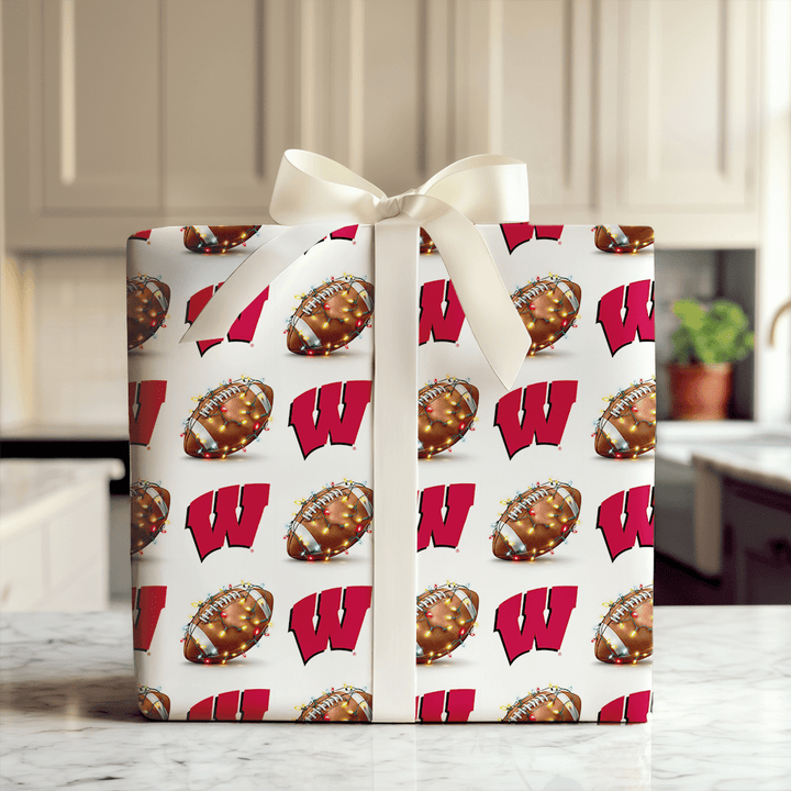 Badger Holiday Glow - Wrapping Paper - Aspen & Arlo