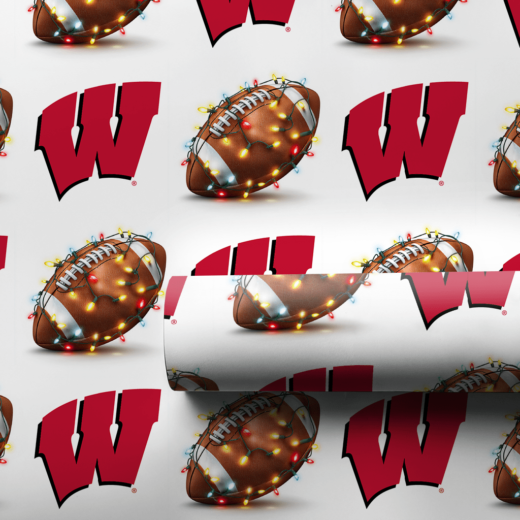 Badger Holiday Glow - Wrapping Paper - Aspen & Arlo