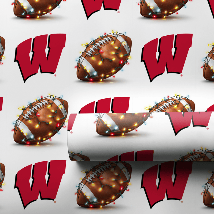 Badger Holiday Glow - Wrapping Paper - Aspen & Arlo
