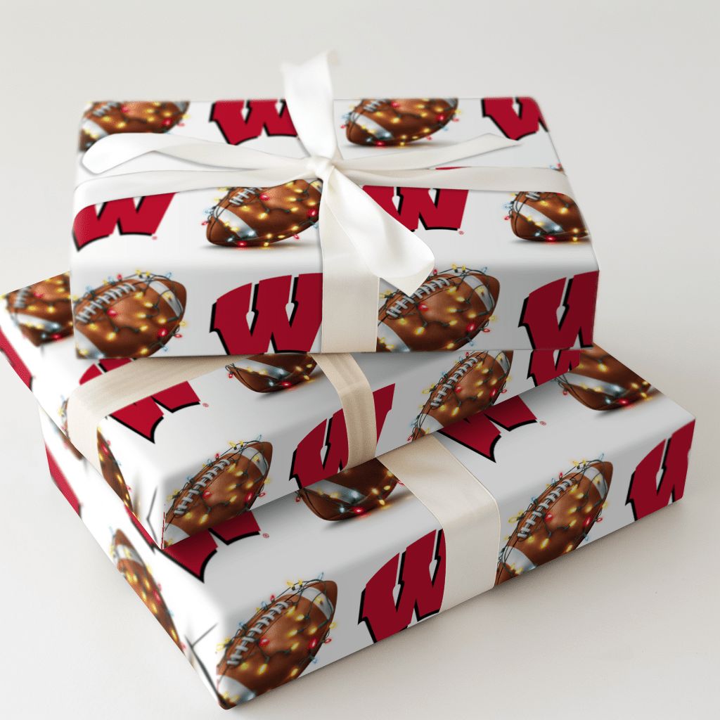 Badger Holiday Glow - Wrapping Paper - Aspen & Arlo