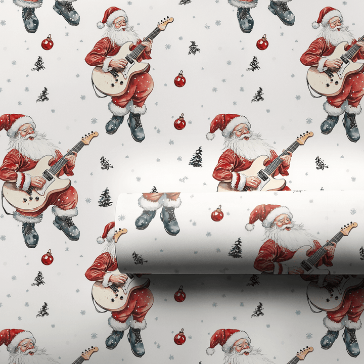 String Sleigh Santa - Wrapping Paper - Aspen & Arlo