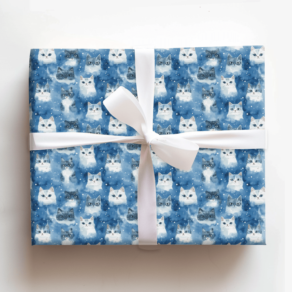 Snow Whiskers - Wrapping Paper - Aspen & Arlo