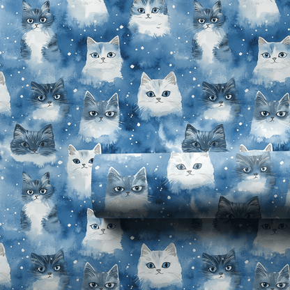 Snow Whiskers - Wrapping Paper - Aspen & Arlo