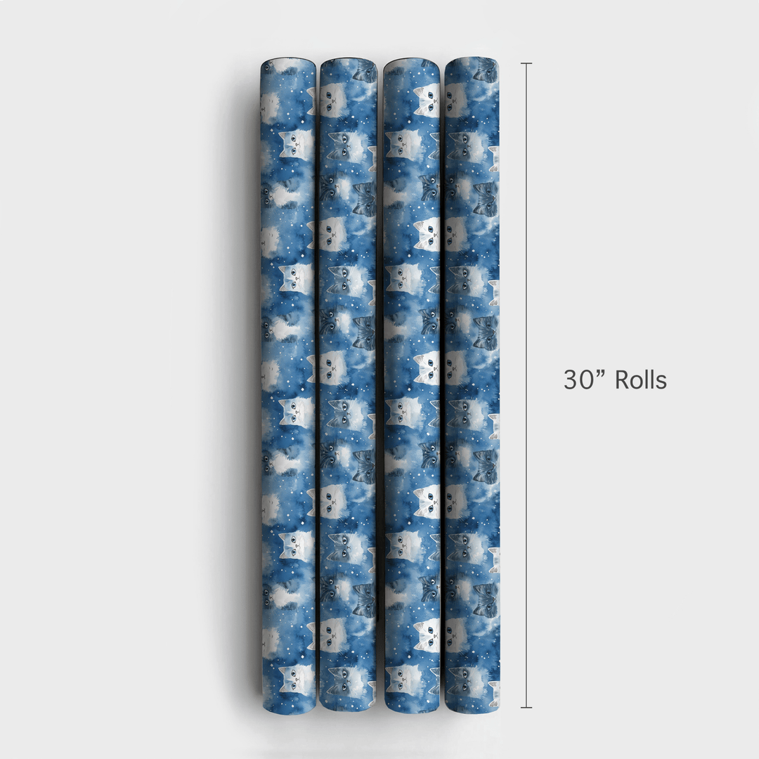 Snow Whiskers - Wrapping Paper - Aspen & Arlo