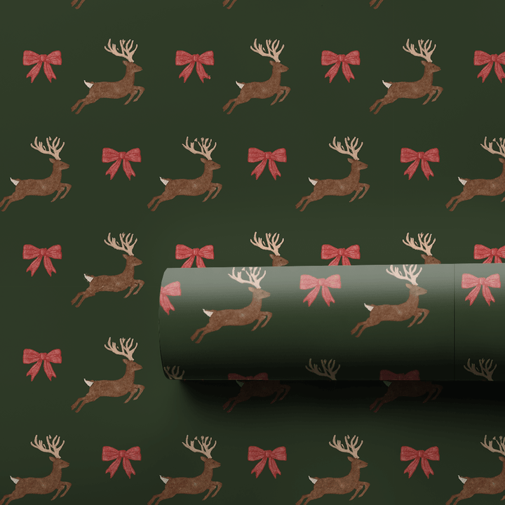 Dashing Through The Bows - Wrapping Paper - Aspen & Arlo