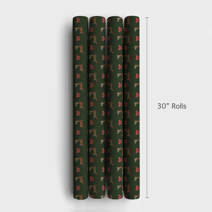 Dashing Through The Bows - Wrapping Paper - Aspen & Arlo