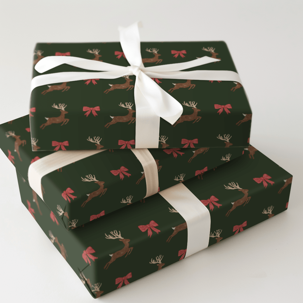 Dashing Through The Bows - Wrapping Paper - Aspen & Arlo
