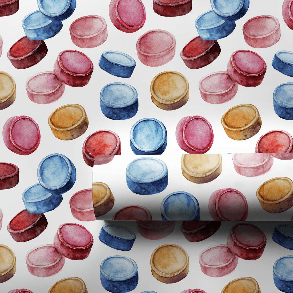 Puck the Halls - Wrapping Paper - Aspen & Arlo