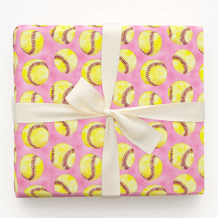 Fastballs and Fairytales - Wrapping Paper - Aspen & Arlo