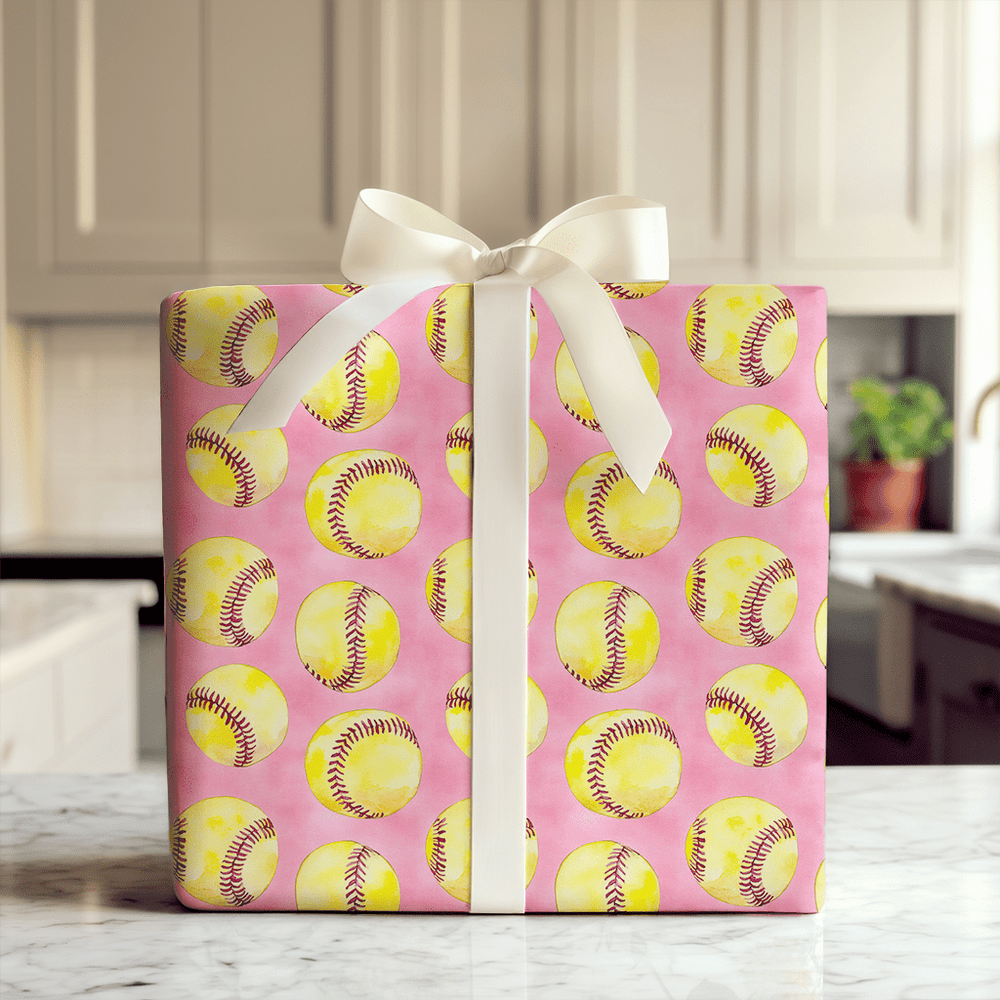 Fastballs and Fairytales - Wrapping Paper - Aspen & Arlo
