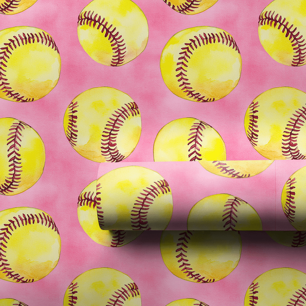 Fastballs and Fairytales - Wrapping Paper - Aspen & Arlo