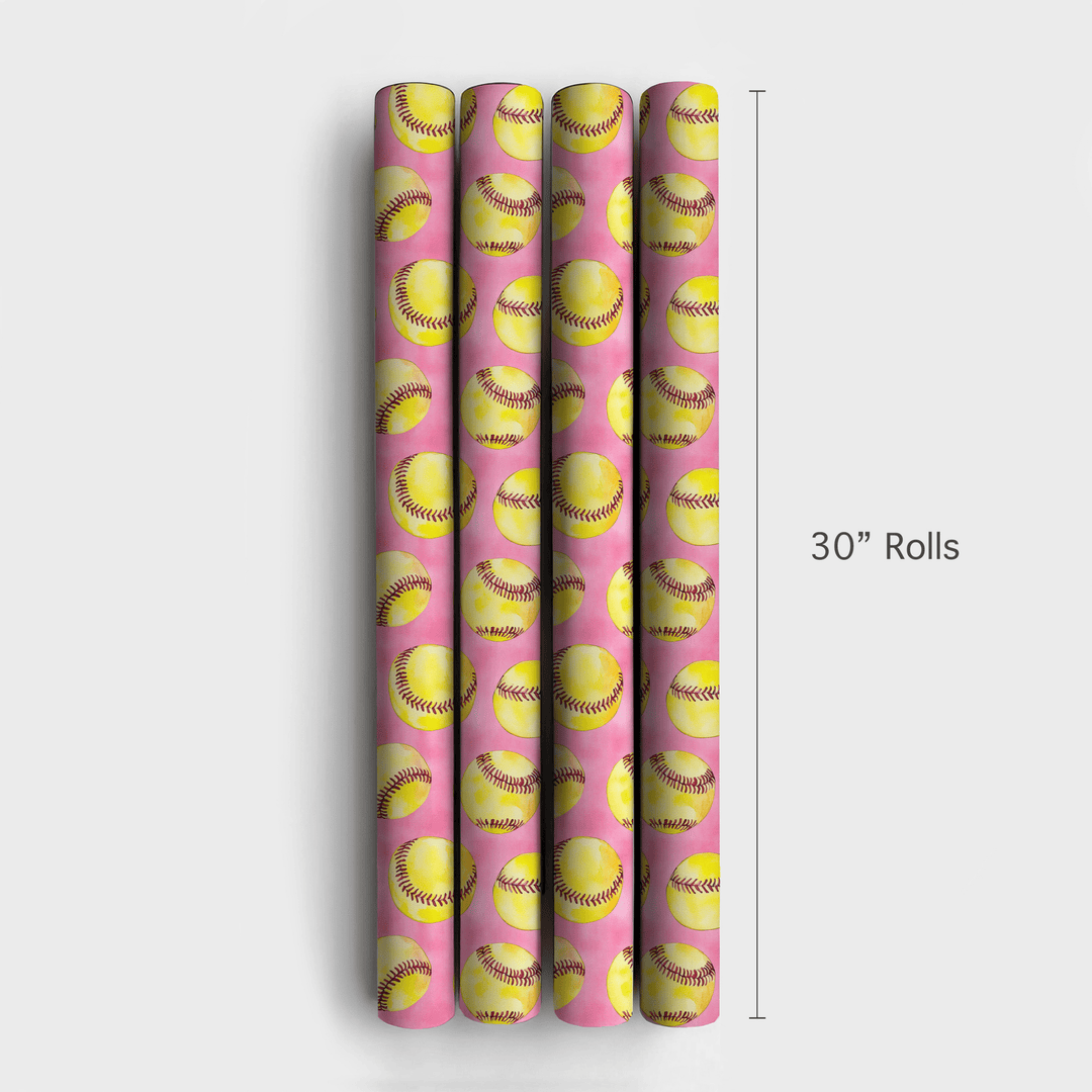 Fastballs and Fairytales - Wrapping Paper - Aspen & Arlo