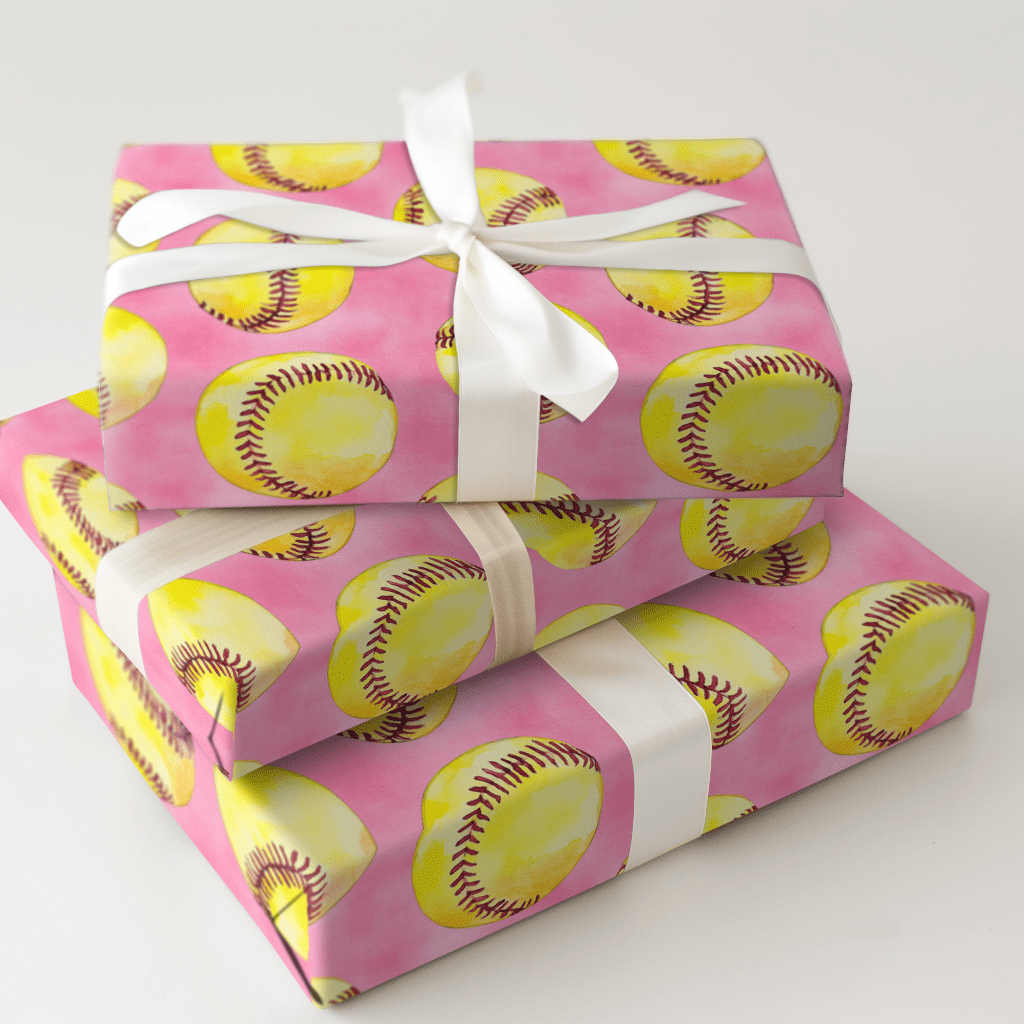 Fastballs and Fairytales - Wrapping Paper - Aspen & Arlo