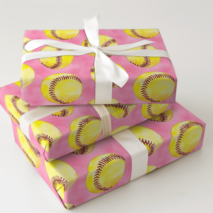 Fastballs and Fairytales - Wrapping Paper - Aspen & Arlo
