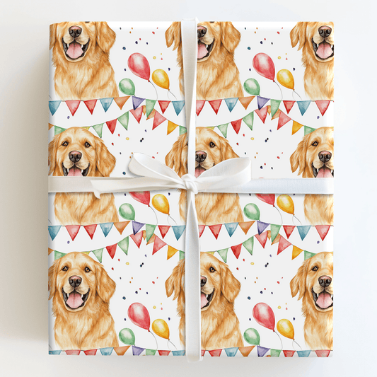 Retriever of All Things Fun - Wrapping Paper - Aspen & Arlo