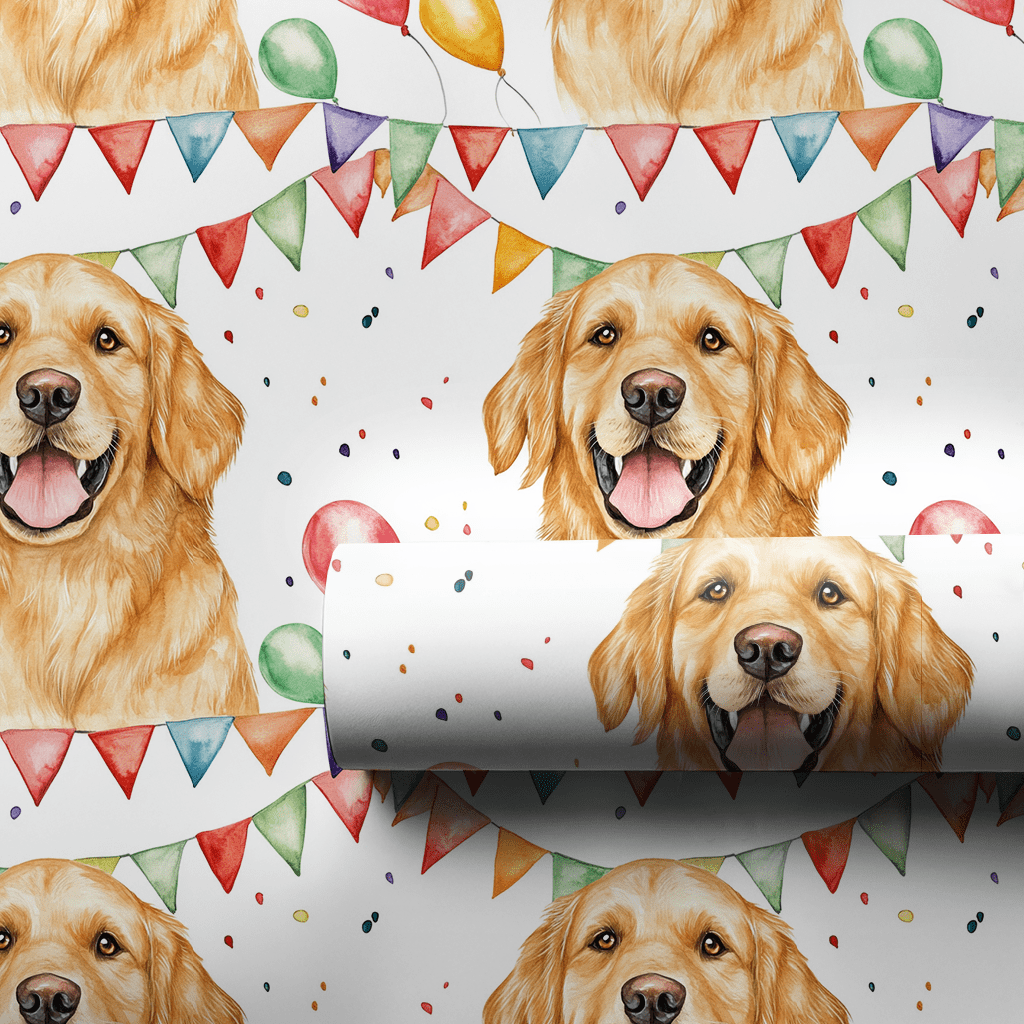Retriever of All Things Fun - Wrapping Paper - Aspen & Arlo