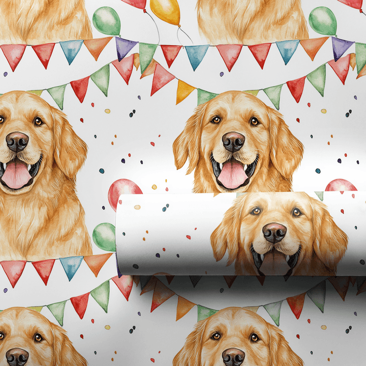 Retriever of All Things Fun - Wrapping Paper - Aspen & Arlo