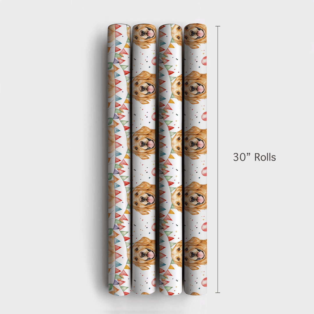 Retriever of All Things Fun - Wrapping Paper - Aspen & Arlo