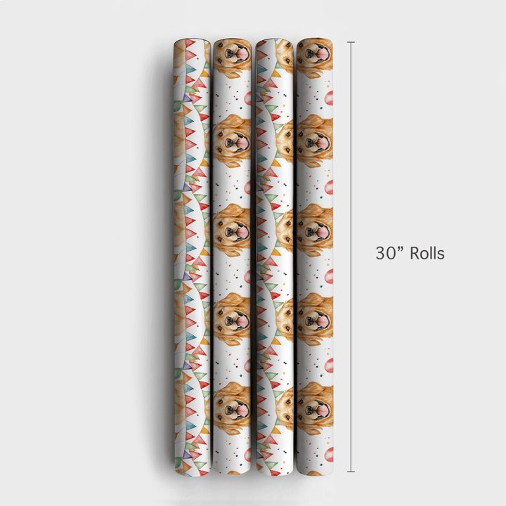 Retriever of All Things Fun - Wrapping Paper - Aspen & Arlo