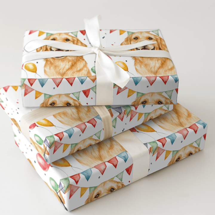 Retriever of All Things Fun - Wrapping Paper - Aspen & Arlo