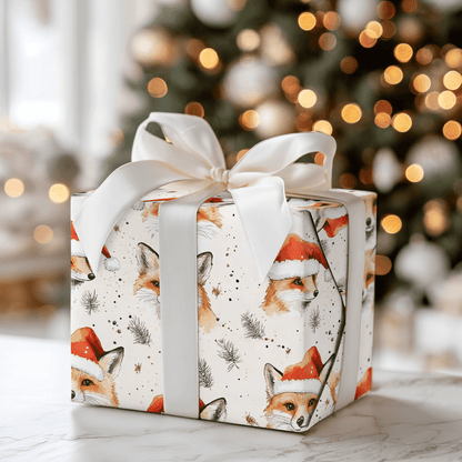 Yule Fox - Wrapping Paper - Aspen & Arlo