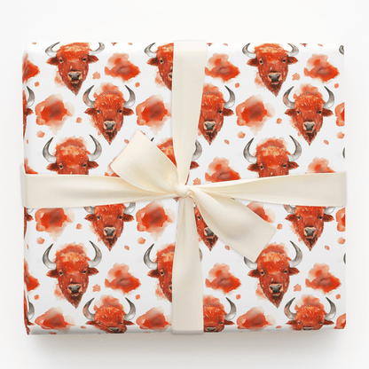Buffalo Rose - Wrapping Paper - Aspen & Arlo