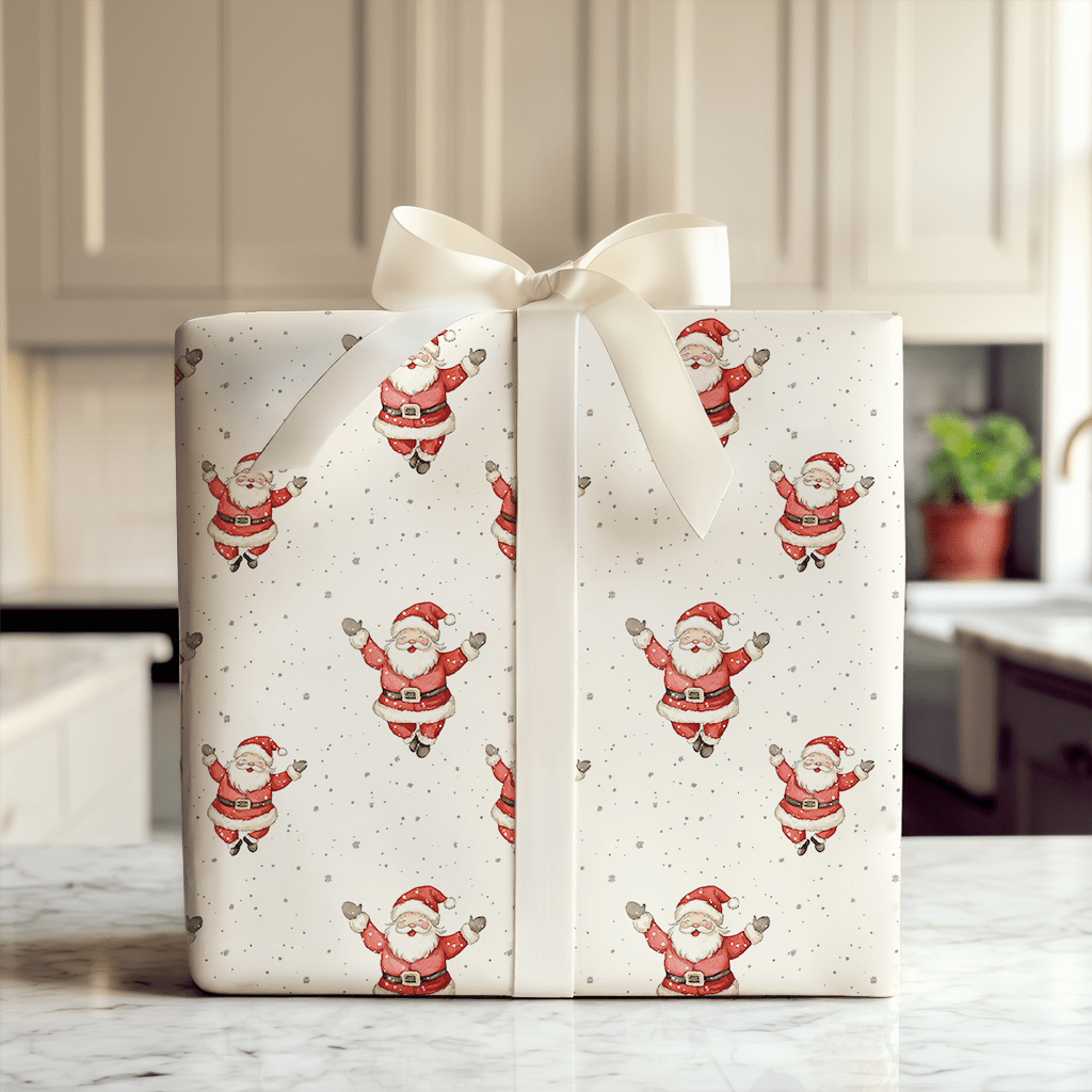 North Pole Grin - Wrapping Paper - Aspen & Arlo