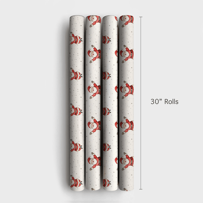 North Pole Grin - Wrapping Paper - Aspen & Arlo