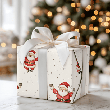North Pole Grin - Wrapping Paper - Aspen & Arlo