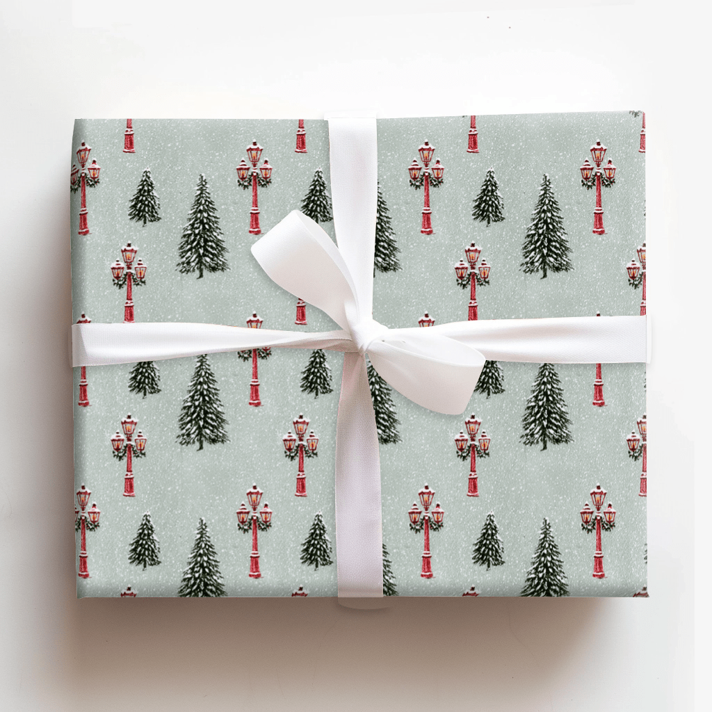 Winter in Central Park - Wrapping Paper - Aspen & Arlo