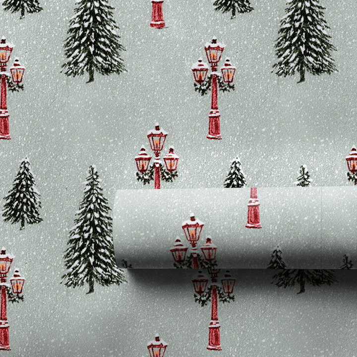 Winter in Central Park - Wrapping Paper - Aspen & Arlo