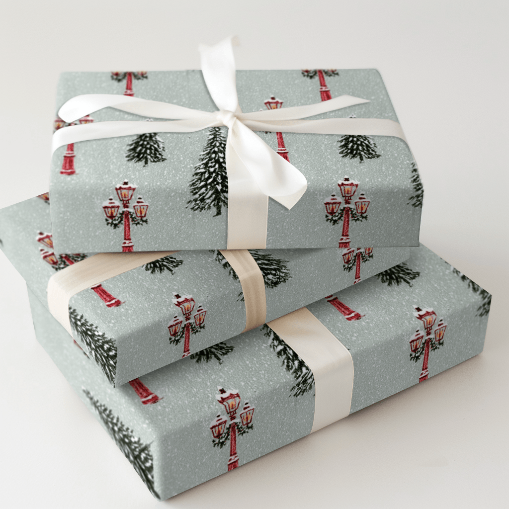 Winter in Central Park - Wrapping Paper - Aspen & Arlo