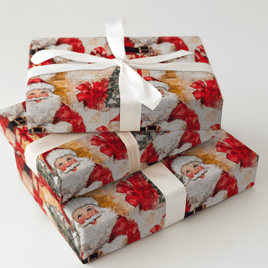 Quilted North Pole - Wrapping Paper - Aspen & Arlo