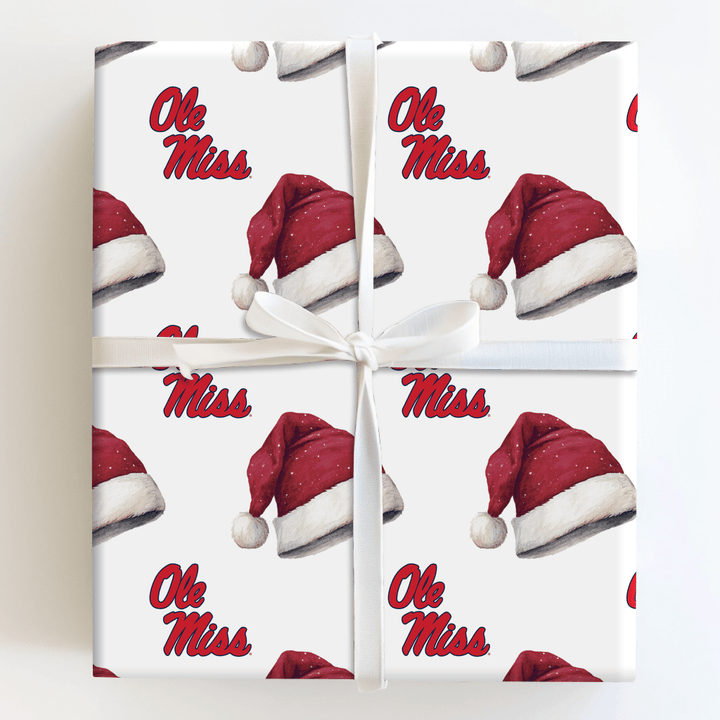 Ole Miss Jolly Hat - Wrapping Paper - Aspen & Arlo